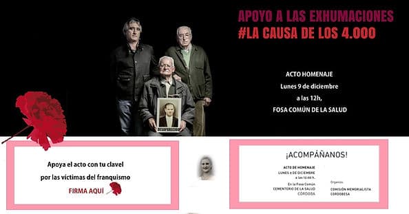9D: Homenaje a las víctimas del franquismo en Córdoba