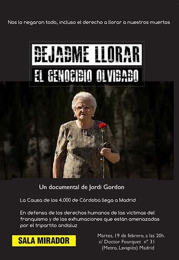 La Causa de los 4.000 de Córdoba en la Sala Mirador de Madrid.